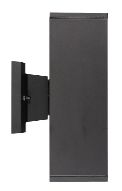 ASD Lighting LED Square Outdoor Wall Cylinder Up and Down 18W CCT Selectable 3000/4000/5000K Dimmable Oil Rubbed Bronze ETL