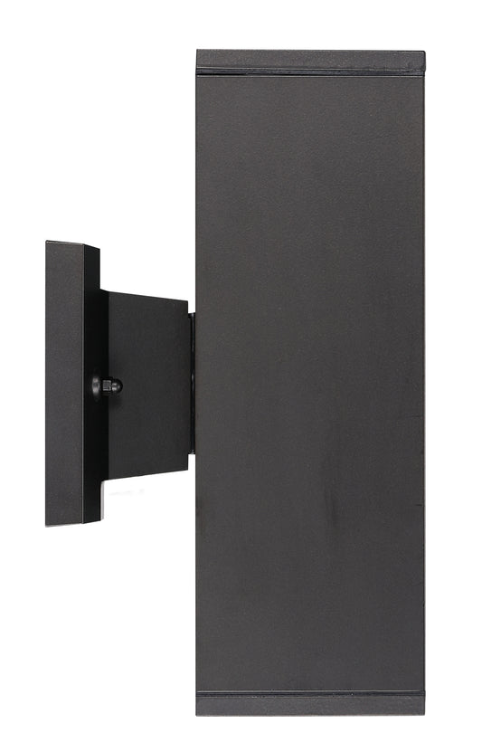ASD Lighting LED Square Outdoor Wall Cylinder Up and Down 18W CCT Selectable 3000/4000/5000K Dimmable Oil Rubbed Bronze ETL