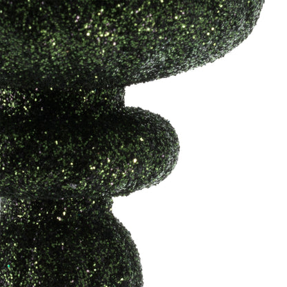 Vickerman 4" Moss Green 4-Finish Finial Ornament 8 per Box