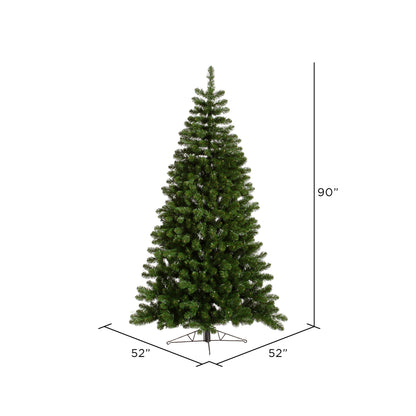 Vickerman 7.5' Grand Teton Artificial Christmas Half Tree Unlit