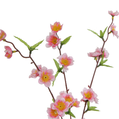 Vickerman 4' Artificial Hot Pink Blossom Tree in Black Planters Pot.