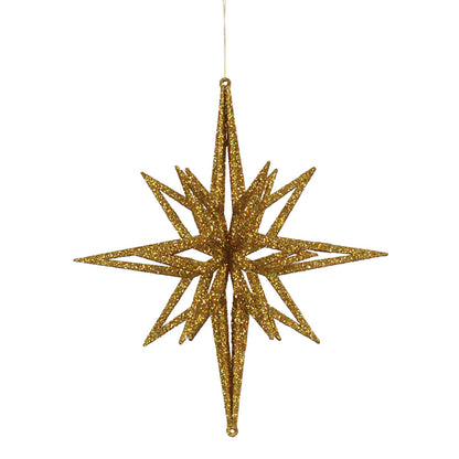 Vickerman 12" Gold Iridescent Star Christmas Ornament
