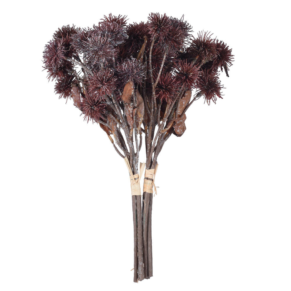 Vickerman 15" Mocha Artificial Earth Flower 2 per bag.