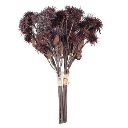 Vickerman 15" Mocha Artificial Earth Flower 2 per bag.