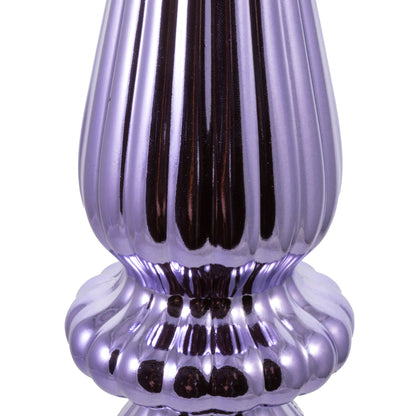 Vickerman 14" Lavender Shiny Finial Drop Christmas Ornament UV Treated with Drilled and Wired Cap 2 per bag