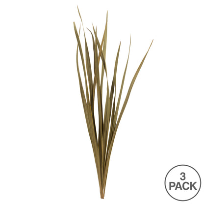 Vickerman 18-30" Natural Snake Grass. Includes 36 Stems (3 - 12 Stem Bundles) Dried