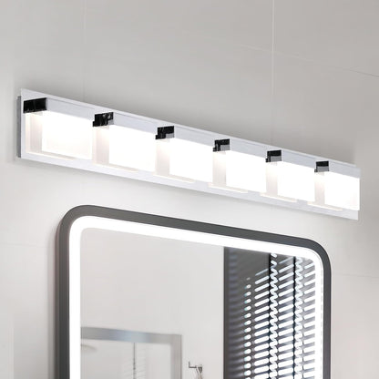 ASD Lighting LED Vanity 6-light 35W 120V Triac 3000/4000/5000K Chrome ETL