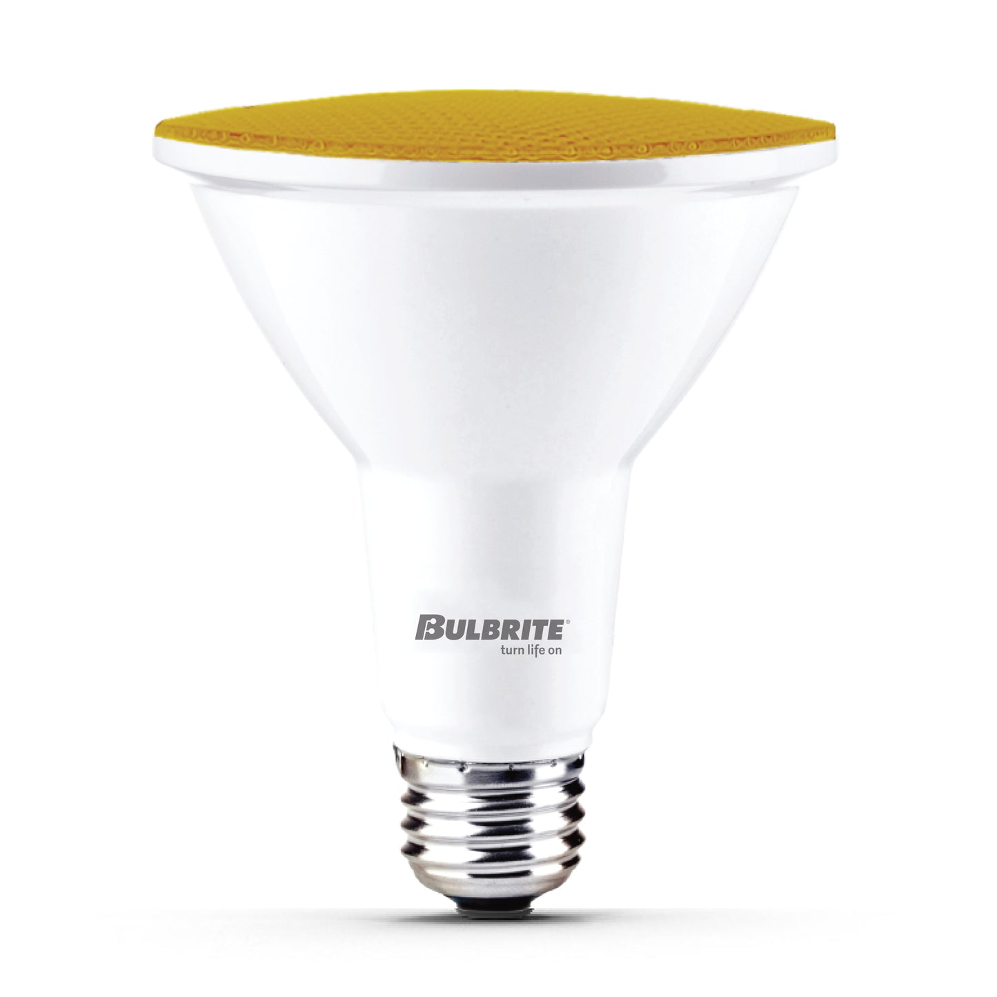 Bulbrite 772502 90-Watt Equivalent, Yellow Color PAR38 Weatherproof Outdoor E26 Medium Base Flood LED Light Bulb