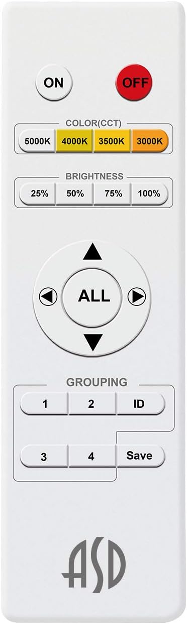 ASD Lighting Handheld remote for Color Changing