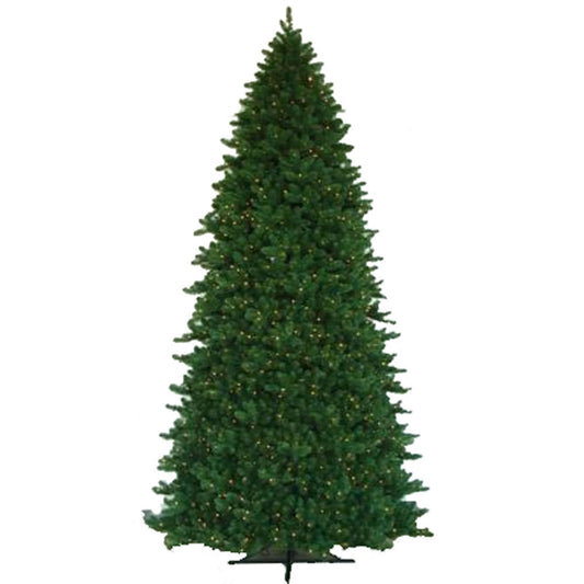 Vickerman 15' Grand Teton Artificial Christmas Tree Single Mold Warm White LED Lights