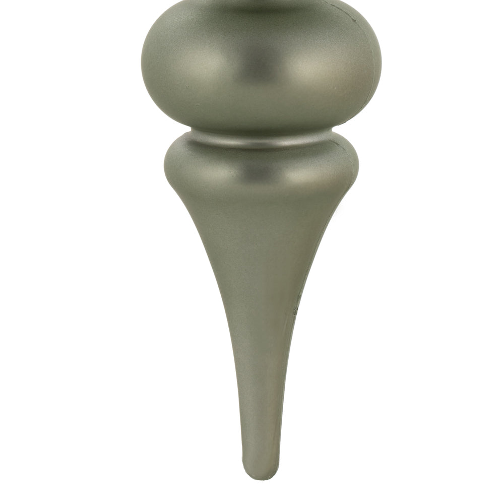 Vickerman 14" Wrought Iron Matte Finial UV Drilled