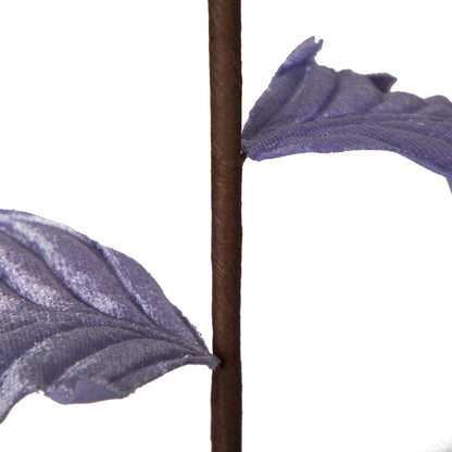 Vickerman 22" Lavender Velvet Glitter Trim Poinsettia 6 per bag.