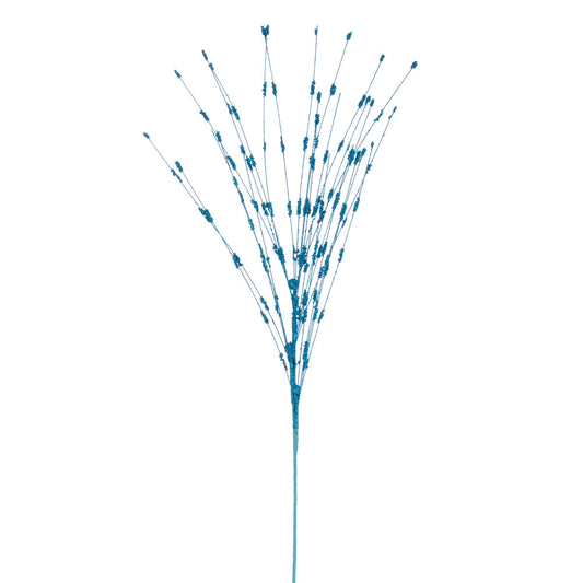 Vickerman 36" Turquoise Berry Glitter Spray 6 per bag.