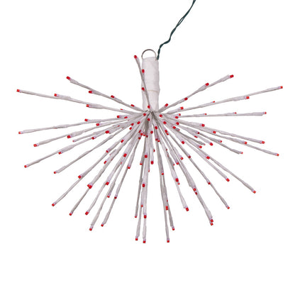 Vickerman 160Lt x 24" White Starburst Red 5mm LED Lights.