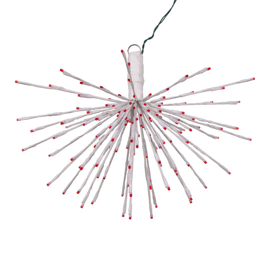 Vickerman 160Lt x 24" White Starburst Red 5mm LED Lights.