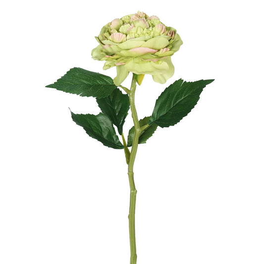 Vickerman 13" Artificial Green and Pink Peony Stem 6 per Bag