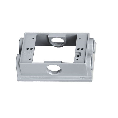 Westgate 3/4” Trade Size, 6 Outlet Holes, 13.5 Cu. In, Electrical Products, Gray Finish