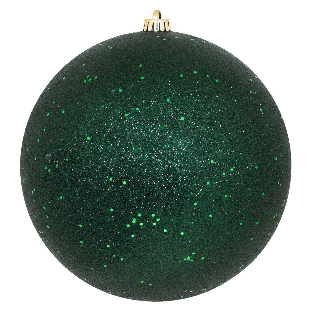 Vickerman 10" Midnight Green Sequin Ball Ornament