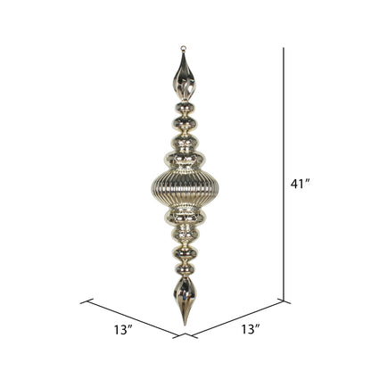 Vickerman 41" Champagne Shiny Finial Ornament