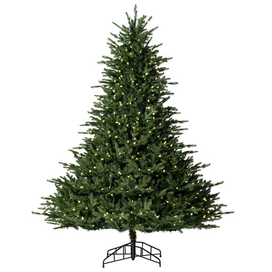 Vickerman 7.5' x 68" Bellevue Fraser Fir Artificial Christmas Tree with Warm White Mini Lights