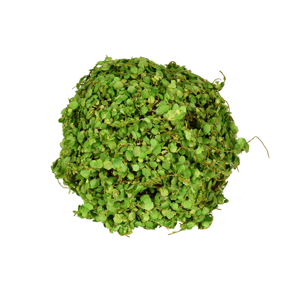 Vickerman 6'' Artificial Green Mini Leaves Ball Pack of 2