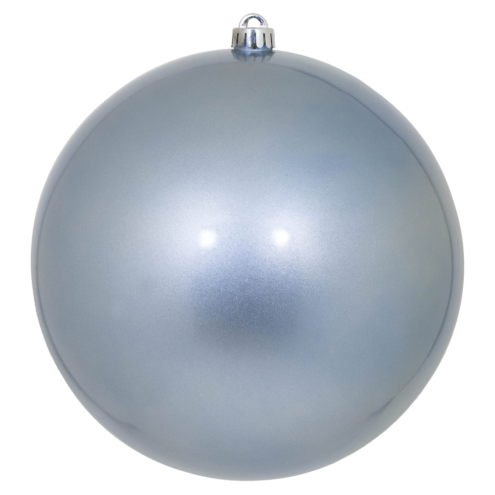 Vickerman 10" Periwinkle Candy Ball Ornament