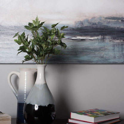 Vickerman 20" Artificial Green Maple Ivy Bush.