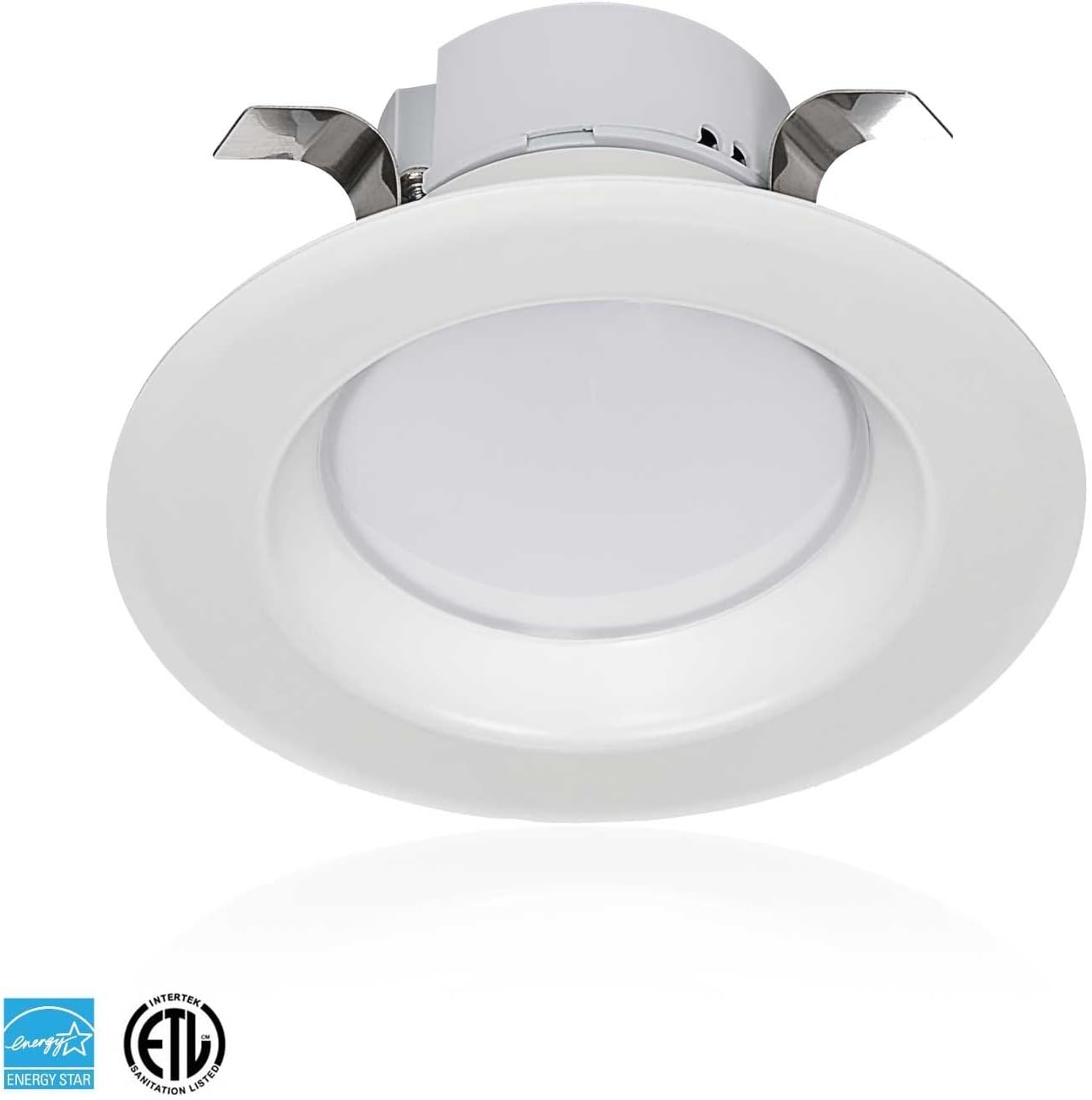 LB13110 3-Inch LED Downlight Retrofit, GU10 Base, 8-Watt (50W) Soft White 3000K, LED Retrofit Recessed Lighting Fixture, 560 Lumens, Dimmable, ETL-Listed