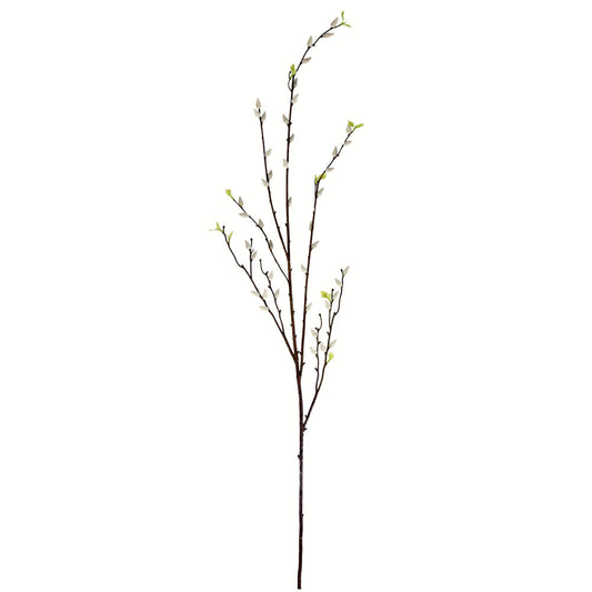 Vickerman 53" Artificial Goat Willow Spray. Includes 2 sprays per pack.