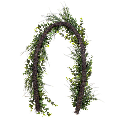 Vickerman 72" Green Artificial Rosemary & Eucalyptus Garland.