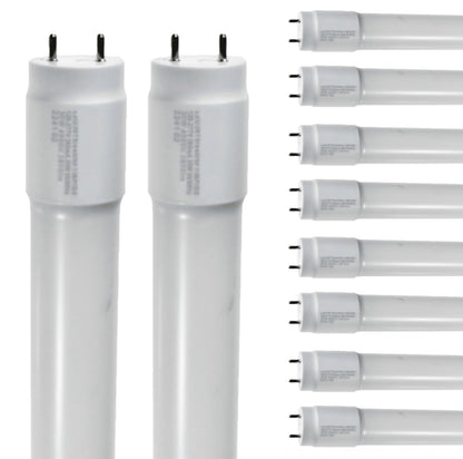 Damar- 70-Inch T8 LED Tube Light Bulb Safety Shielded Type B Single End Ballast Bypass 30W 3600 Lumen 4000K Cool White G13 Medium Bi-Pin Base 120-277V UL Listed Pack of 10- Fluorescent Replacement