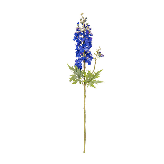 Vickerman 33" Artificial Cobalt Larkspur Spray. 3 Stems In A Bag.