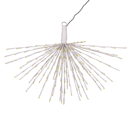 Vickerman 240Lt x 32" White Starburst Yellow 5mm LED Lights.