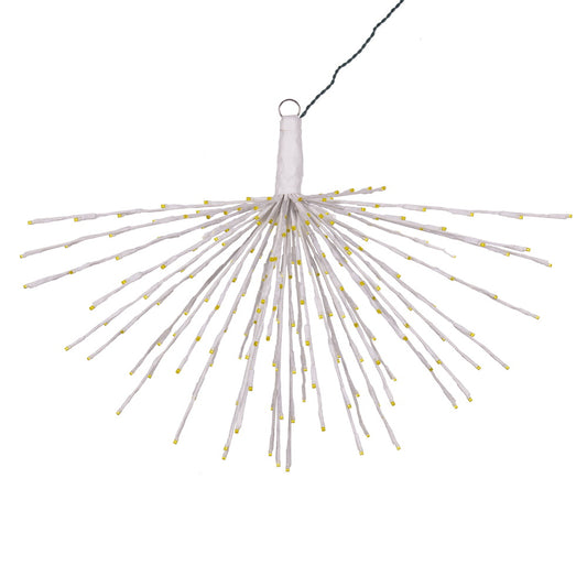 Vickerman 240Lt x 32" White Starburst Yellow 5mm LED Lights.