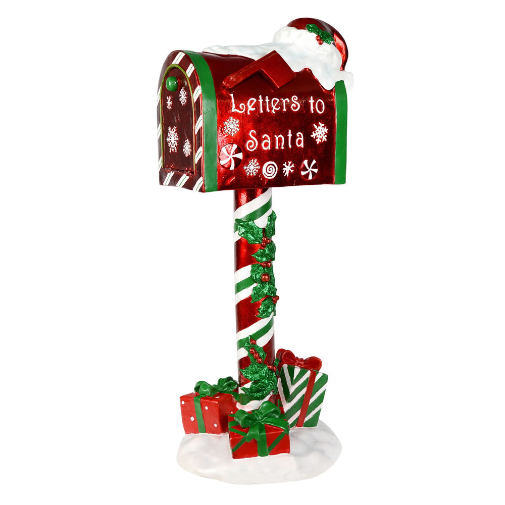 Vickerman 36" Red Mailbox that says Letters To Santa