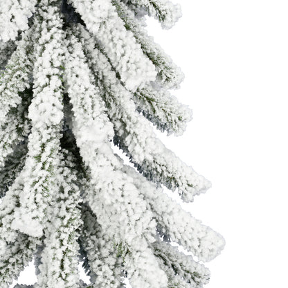 Vickerman 4' x 24" Flocked Alpine Artificial Christmas Tree Unlit