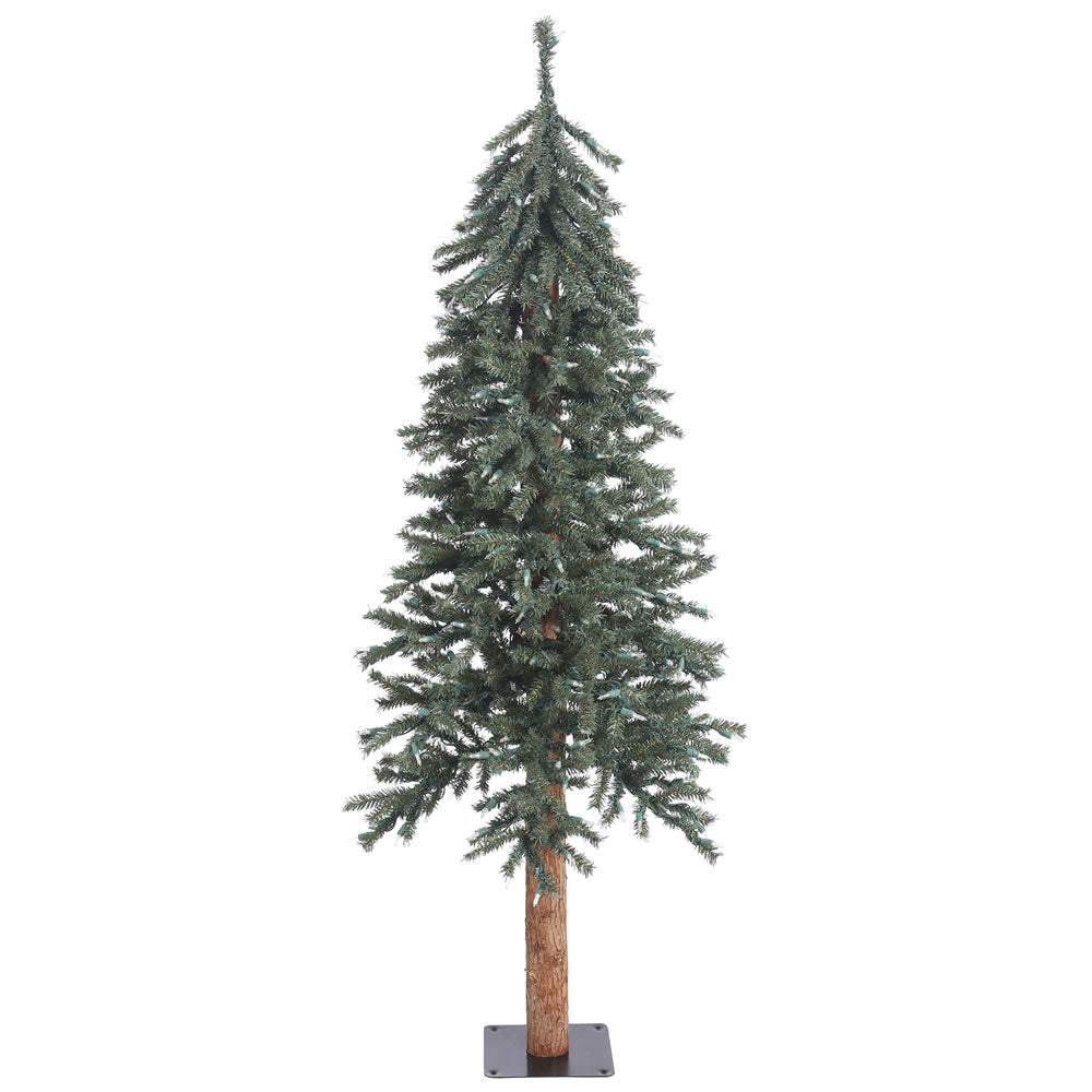 Vickerman 5' Natural Bark Alpine Artificial Christmas Tree Unlit