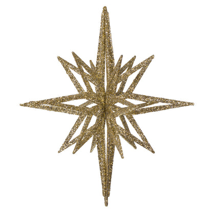 Vickerman 12" Champagne Iridescent Star Christmas Ornament