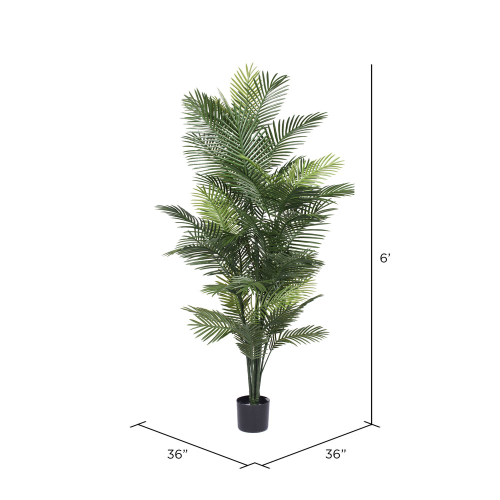 Vickerman 72" Artificial Robellini Palm Tree.