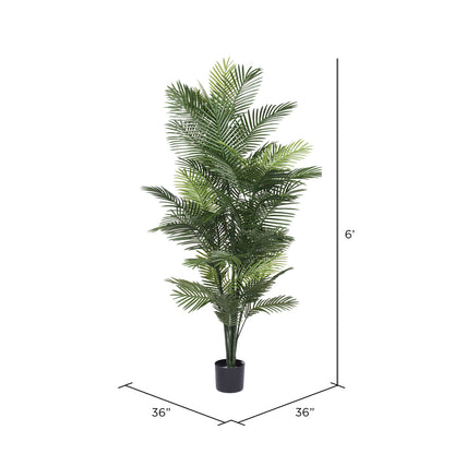 Vickerman 72" Artificial Robellini Palm Tree.