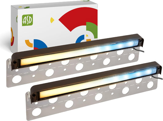 ASD Lighting LED Hardscape Light Swivel 12inch 5W 12V Non-Dimmable 2200K/2700K/3000K/4000K/5000K Bronze ETL 2 pack