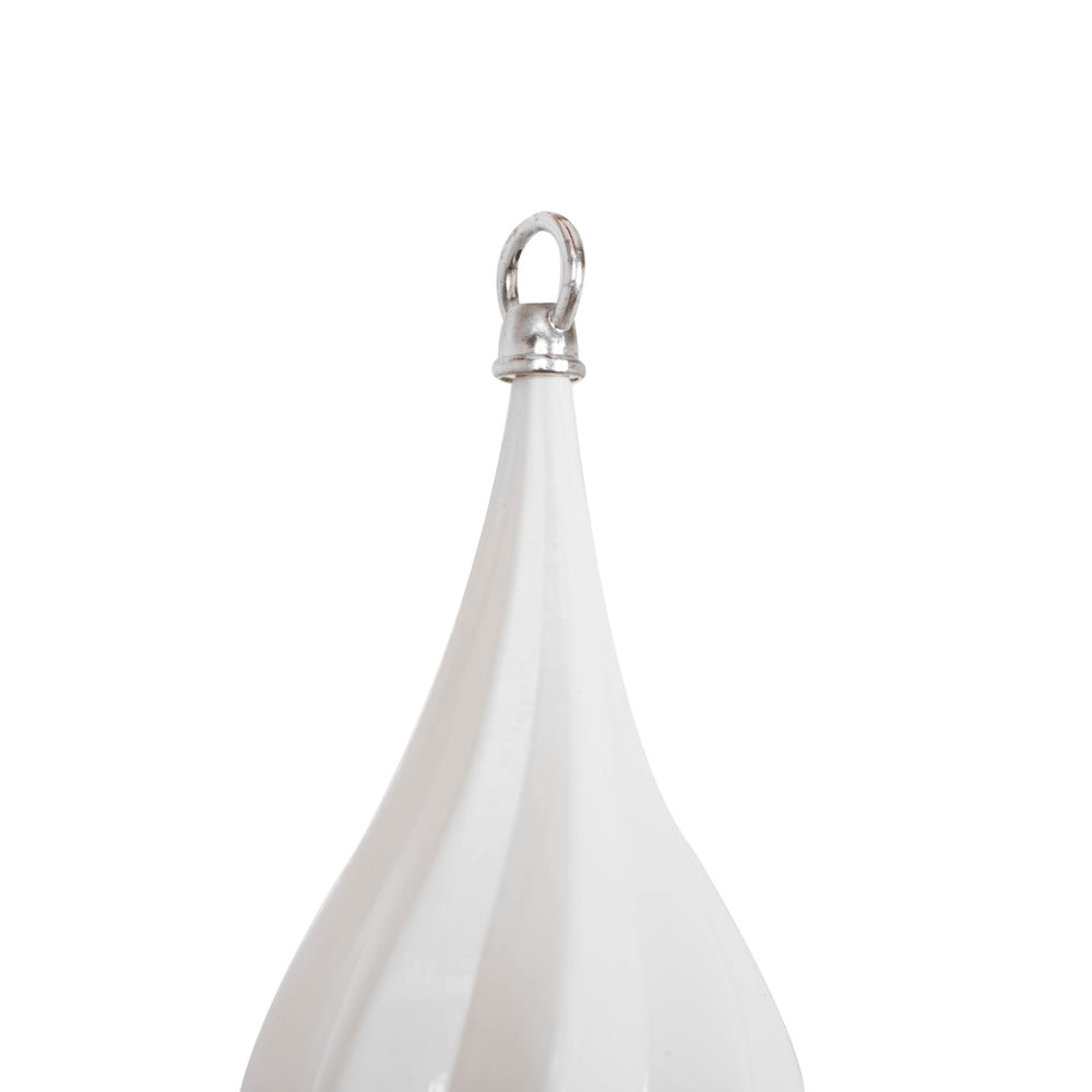 Vickerman 41" White Shiny Finial Ornament