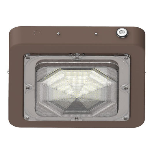 Westgate Builder Series Indoor Sq Canopy Light Selectable 30/45/60W 30/40/50K With Em, Brz, Outdoor Lighting, 30W/45W/60W, 130 Lumens/W, 30K/40K/50K, Bronze Finish, 0-10V