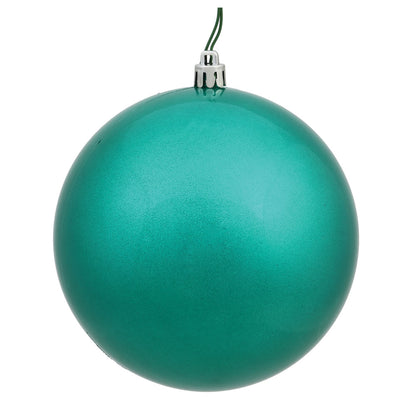 Vickerman 6" Sea Foam Candy Ball Ornament 4 per Bag