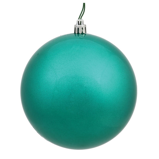 Vickerman 6" Sea Foam Candy Ball Ornament 4 per Bag