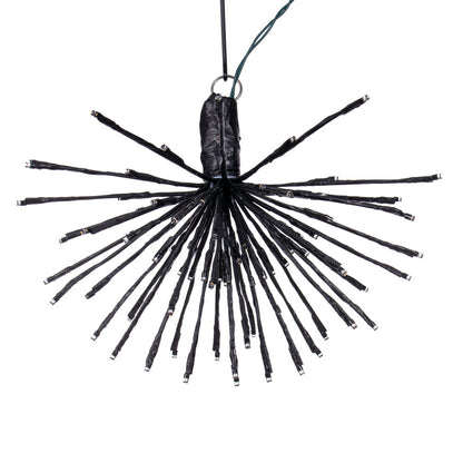 Vickerman 80Lt x 16" Black Starburst Warm White 5mm Twinkle LED Lights.