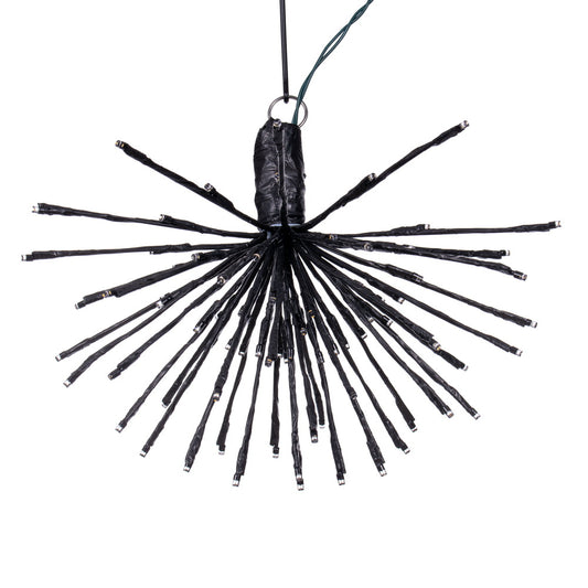 Vickerman 80Lt x 16" Black Starburst Warm White 5mm Twinkle LED Lights.