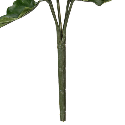 Vickerman 17.25" Artificial Red Kalanchoe Bush.