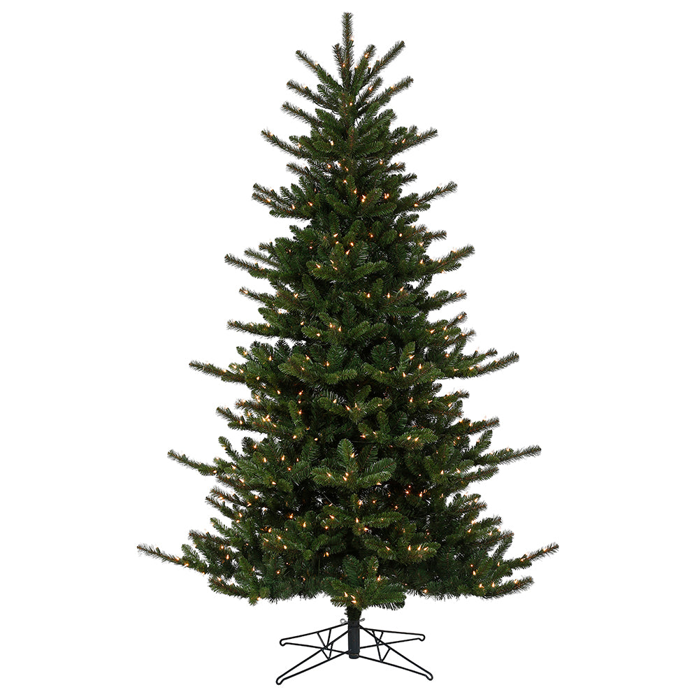 Vickerman 7.5' x 60" Decorator Pine Artificial Christmas Tree Clear Dura-lit Lights
