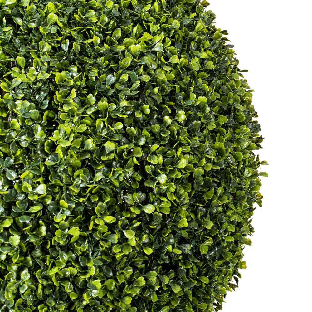 Vickerman 24" Artificial Potted Green Boxwood Ball.